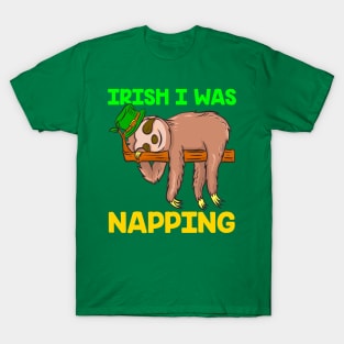 Sloth Leprechaun Saint Patrick's Day T-Shirt